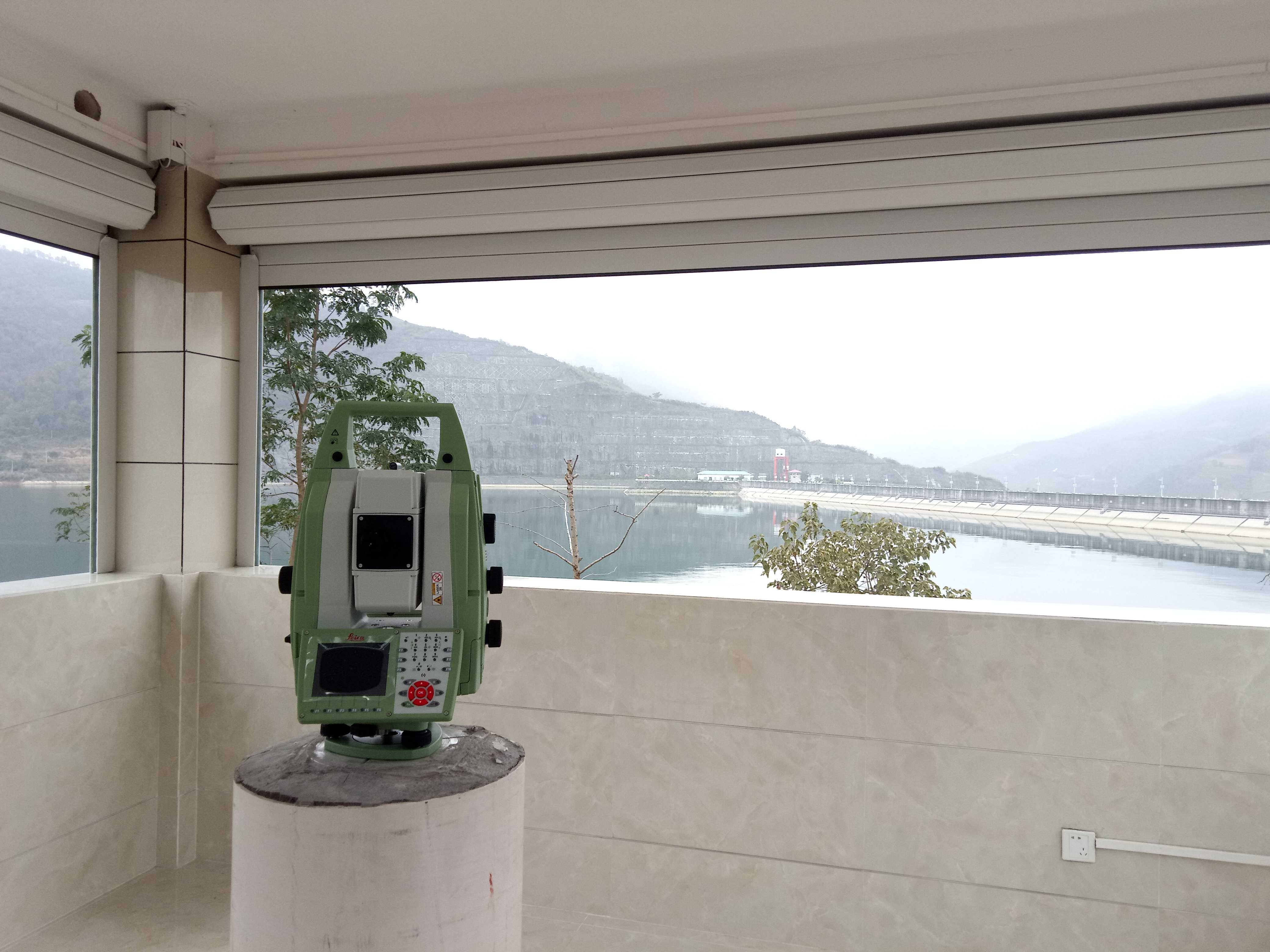 TM50全站儀貴州董箐電站大壩及邊坡監測